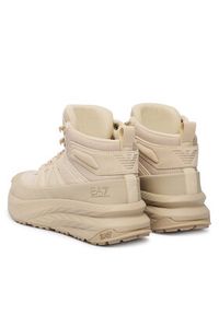 EA7 Emporio Armani Sneakersy Stivale 7X000299 AF18450 MZ244 Beżowy. Kolor: beżowy. Materiał: materiał