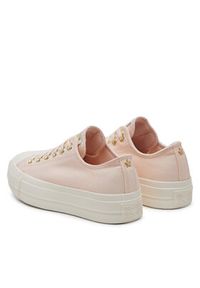 Converse Trampki Chuck Taylor All Star Lift Platform Gold A12584C Różowy. Kolor: różowy. Materiał: materiał. Obcas: na platformie #3