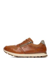 Rieker Sneakersy B0505-24 Brązowy. Kolor: brązowy. Materiał: skóra #7