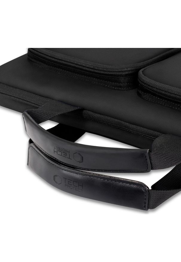 TECH-PROTECT - Torba Tech-Protect Defender Bag Laptop 17 czarny. Kolor: czarny. Materiał: materiał. Styl: casual, elegancki