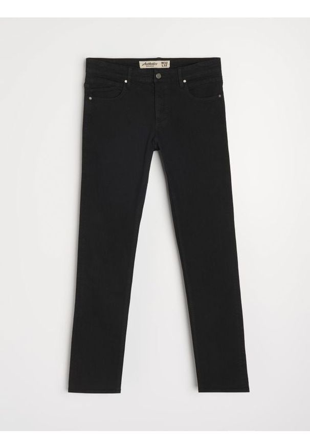 Sinsay - Jeansy slim fit - czarny. Kolor: czarny