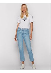 BOSS - Boss Jeansy Straight Crop Vd 50452525 Niebieski Regular Fit. Kolor: niebieski