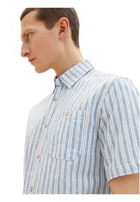 Tom Tailor Koszula 1034902 Błękitny Regular Fit. Kolor: niebieski. Materiał: bawełna #3