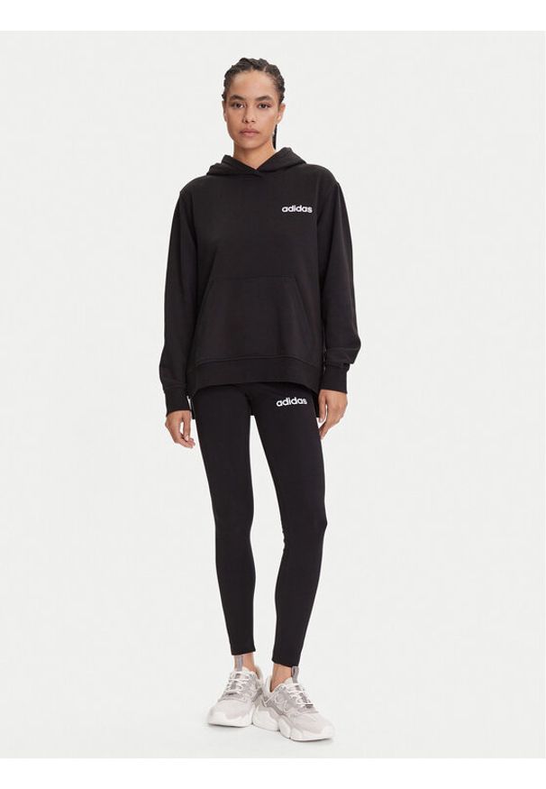 Adidas - adidas Dres Leisure JX0474 Czarny Regular Fit. Kolor: czarny. Materiał: syntetyk, bawełna