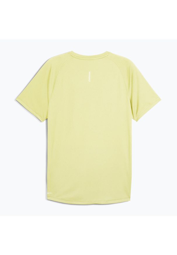 Puma - Koszulka do biegania męska PUMA Run Velocity Tee Poly. Kolor: żółty. Sport: bieganie