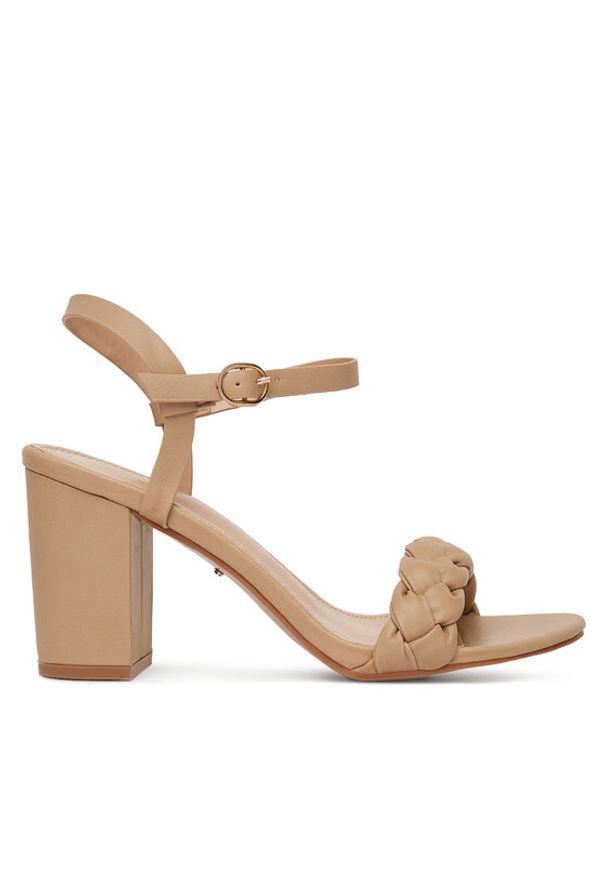 DeeZee Sandały XFB065-D2 Beżowy. Kolor: beżowy. Materiał: skóra