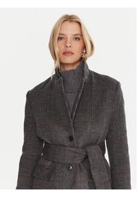 Marella Płaszcz wełniany Giostro 2523016162 Szary Regular Fit. Kolor: szary. Materiał: wełna #5