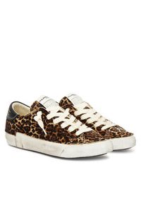 Philippe Model Sneakersy A012069 PRLD DVA1 Brązowy. Kolor: brązowy. Materiał: skóra