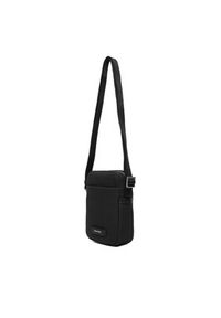 Calvin Klein Saszetka Embossed Woven Slim Reporter LV04D3221G Czarny. Kolor: czarny. Materiał: skóra #2