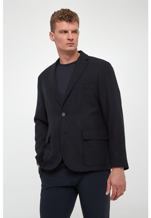 Armani Exchange - Marynarka męska wełniana ARMANI EXCHANGE. Materiał: wełna
