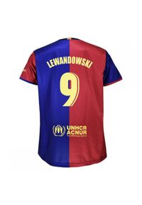 FC Barcelona koszulka junior Robert Lewandowski 2024/25 wielokolorowa. Kolor: czerwony, brązowy, niebieski, wielokolorowy