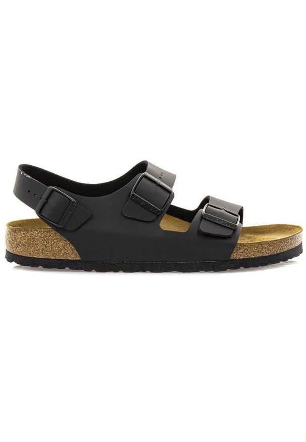 Sandały unisex Birkenstock Milano BS (0034793). Kolor: czarny. Sezon: lato. Styl: sportowy, młodzieżowy