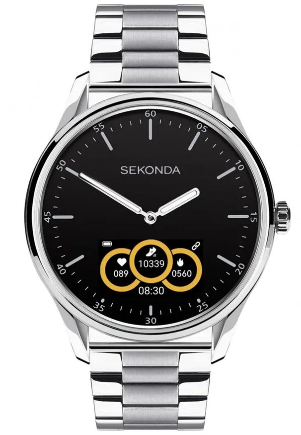 Zegarek męski Sekonda 30149 srebrny. Kolor: srebrny