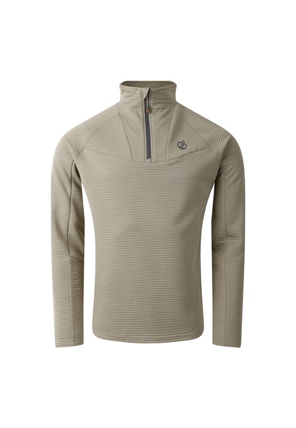 DARE 2B - Bluza męska z suwakiem 1/4 Dignify IV Dare 2b. Kolor: beżowy. Materiał: tkanina. Sport: bieganie, narciarstwo