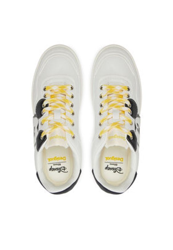 Desigual Sneakersy 24SSKP16 Biały. Kolor: biały. Materiał: skóra