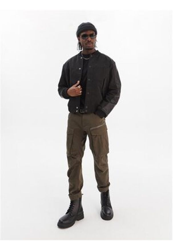 G-Star RAW - G-Star Raw Kurtka bomber Varsity D26928 C408 Czarny Regular Fit. Kolor: czarny. Materiał: syntetyk