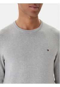 TOMMY HILFIGER - Tommy Hilfiger Sweter Essential Ssnl MW0MW39999 Szary Regular Fit. Kolor: szary. Materiał: bawełna #3