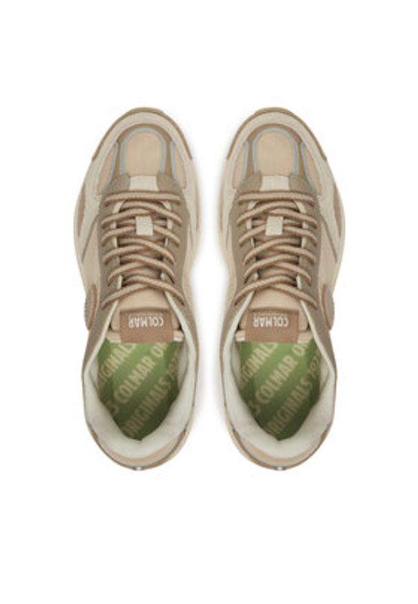 Colmar Sneakersy Travis Plus SS25/129 Beżowy. Kolor: beżowy. Materiał: materiał