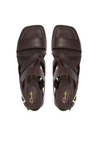 Clarks Sandały Ariany Strap 26185801 Brązowy. Kolor: brązowy. Materiał: skóra #4