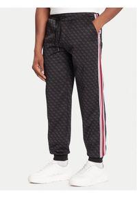 Guess Spodnie dresowe Z5BB19 K2042 Szary Regular Fit. Kolor: szary. Materiał: syntetyk