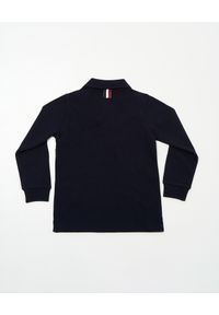 MONCLER KIDS - Czarna koszulka polo z długim rękawem 4-14 lat. Typ kołnierza: polo. Kolor: czarny. Materiał: bawełna. Długość rękawa: długi rękaw. Długość: długie. Sezon: lato. Styl: klasyczny #3