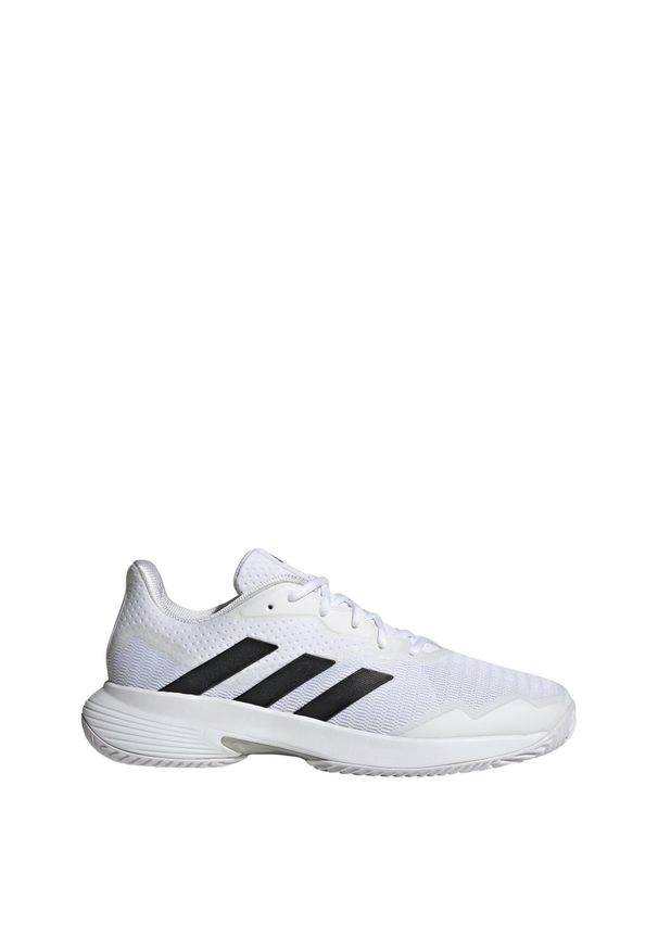 Adidas - Buty CourtJam Control Tennis. Kolor: czarny, szary, biały, wielokolorowy. Materiał: materiał