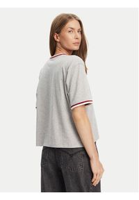 Guess Jeans T-Shirt W5YI19 K8HM0 Szary Regular Fit. Kolor: szary. Materiał: bawełna
