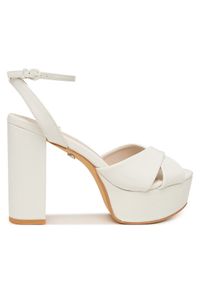 Buffalo Sandały Kya Cross 1291685 Biały. Kolor: biały. Materiał: skóra #1