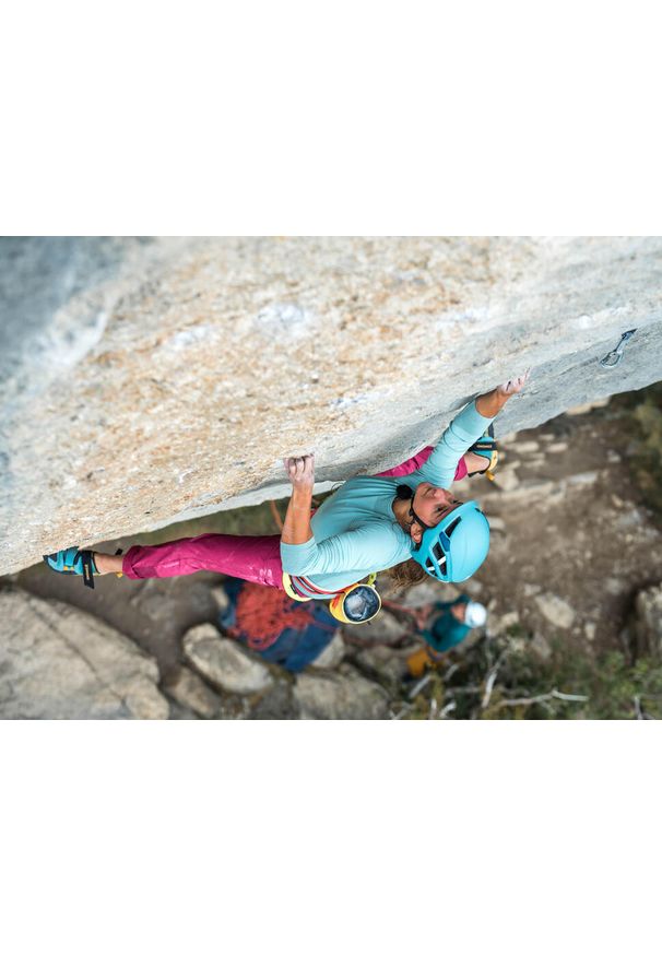 SIMOND - Spodnie wspinaczkowe damskie Simond Edge. Kolor: fioletowy. Materiał: poliester, poliamid, materiał, elastan. Sport: wspinaczka