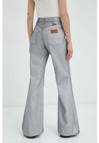 Wrangler jeansy Wanderer damskie high waist. Stan: podwyższony. Kolor: szary #2