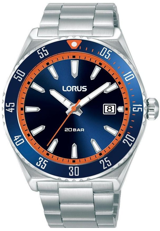 Zegarek męski Lorus RS953DX9 srebrny. Kolor: srebrny