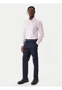 TOMMY HILFIGER - Tommy Hilfiger Koszula MW0MW38347 Różowy Slim Fit. Kolor: różowy. Materiał: bawełna #3