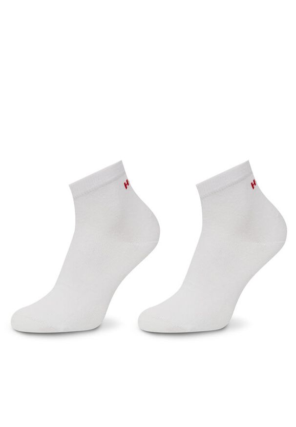 Hugo - HUGO Skarpety długie 50516396 Biały. Kolor: biały. Materiał: bawełna