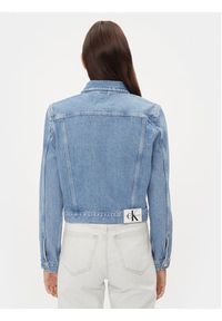 Calvin Klein Jeans Kurtka jeansowa 90's J20J222473 Niebieski Regular Fit. Kolor: niebieski. Materiał: bawełna #4