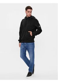 Calvin Klein Jeans Bluza Badge J30J324956 Czarny Regular Fit. Kolor: czarny. Materiał: bawełna #4