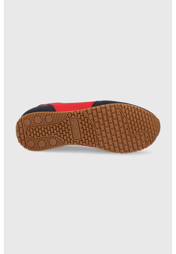 Lee Cooper buty kolor czerwony. Nosek buta: okrągły. Zapięcie: sznurówki. Kolor: czerwony. Materiał: guma