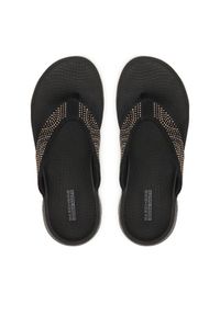 skechers - Skechers Japonki 140184/BBK Czarny. Kolor: czarny. Materiał: materiał #1