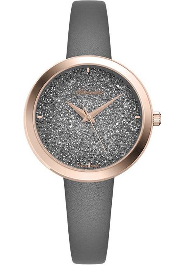 Zegarek Adriatica Damski A3646.9217Q Fashion Cyrkonie szary. Kolor: szary