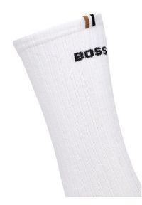BOSS Zestaw 2 par wysokich skarpet damskich 50502113 Biały. Kolor: biały. Materiał: bawełna, materiał #5