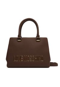 Love Moschino - LOVE MOSCHINO Torebka JC4022PP1NKD0301 Brązowy. Kolor: brązowy. Materiał: skórzane