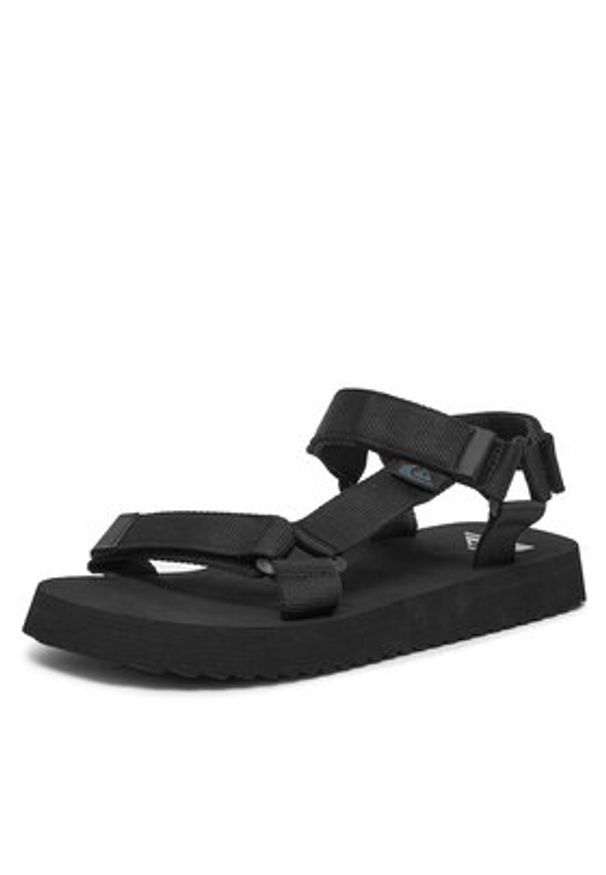 Quiksilver Sandały 808417 Czarny. Kolor: czarny. Materiał: materiał