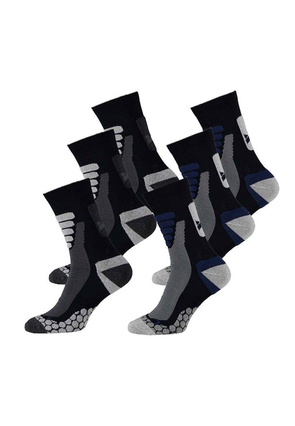 XTREME SOCKSWEAR - Skarpety turystyczne Xtreme 6-pack Multi Niebieski. Kolor: niebieski. Sport: turystyka piesza