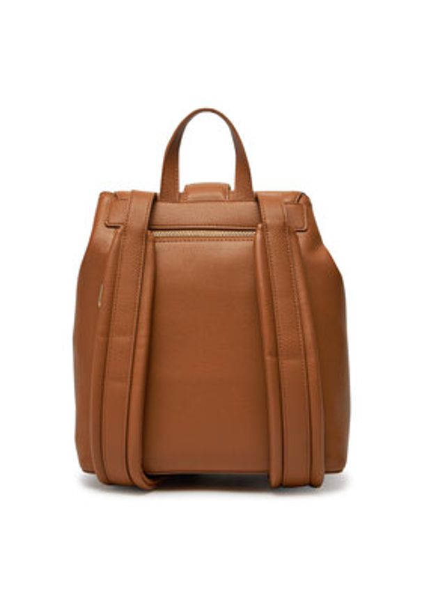 Love Moschino - LOVE MOSCHINO Plecak JC4229PP0MKC0201 Brązowy. Kolor: brązowy. Materiał: skóra