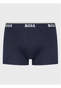 BOSS - Boss Komplet 3 par bokserek Power 50475274 Granatowy. Kolor: niebieski. Materiał: bawełna #4