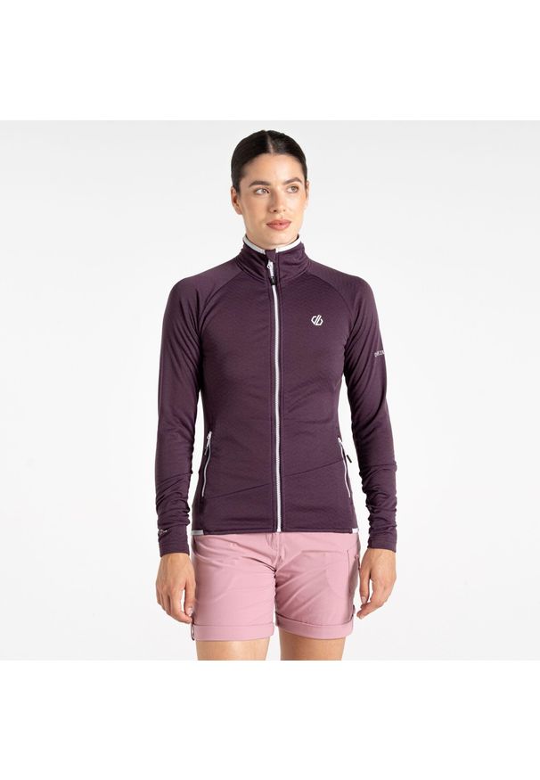 DARE 2B - Bluza turystyczna damska Emerging Core Stretch. Kolor: fioletowy. Materiał: tkanina. Sezon: zima. Sport: narciarstwo