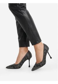 Eva Minge Szpilki EO-AMY-1797-823 Czarny. Kolor: czarny. Materiał: materiał. Obcas: na szpilce #2
