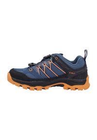 Buty trekkingowe dziecięce CMP RIGEL LOW wiązane na zacisk. Kolor: niebieski. Sport: turystyka piesza