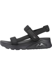 skechers - Sandały SKECHERS UNO - SUMMER STAND 2 Czarny. Kolor: czarny. Materiał: tkanina. Sezon: lato