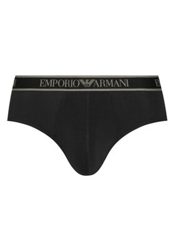 Emporio Armani Underwear Komplet slipów EM000258 AF20669 MC061 Czarny. Kolor: czarny. Materiał: bawełna