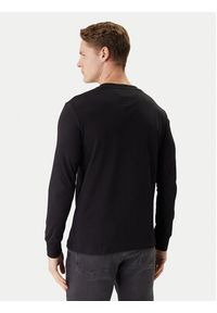 TOMMY HILFIGER - Tommy Hilfiger Longsleeve Brand Love Ls Tee MW0MW41454 Czarny Slim Fit. Kolor: czarny. Materiał: bawełna. Długość rękawa: długi rękaw #2